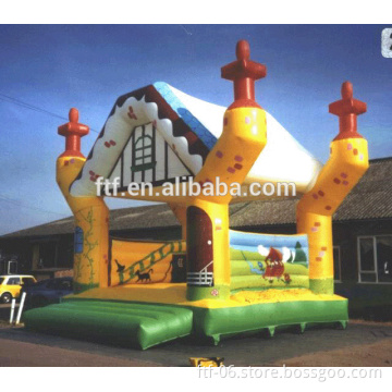 2015 custom portable hot sale outdoor high quality inflatable bouncer for children outdoor bouncer for kids